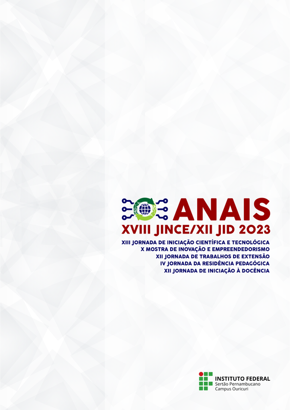 Logomarca da XVIII JINCE/JID 2023 do IFSertãoPE
